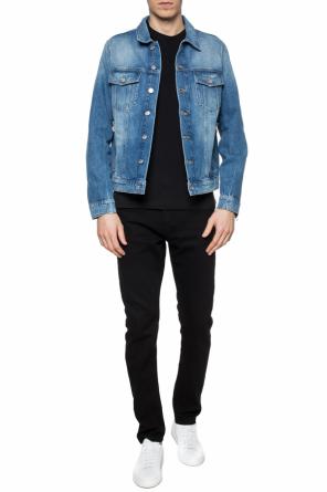 Logo-embroidered denim jacket, zdjęcie 2 Logo-embroidered denim jacket od Balmain